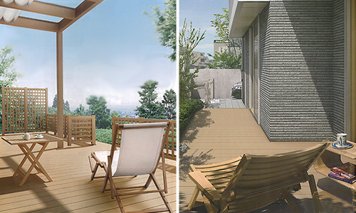 ウッドデッキの設計施工